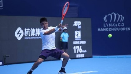 ATP杭州公开赛｜吴易昺在家乡首次杀入四强