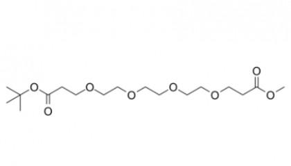 cas:2100306-74-7 Methoxycarbonyl-PEG4-t-butyl ester的结构式