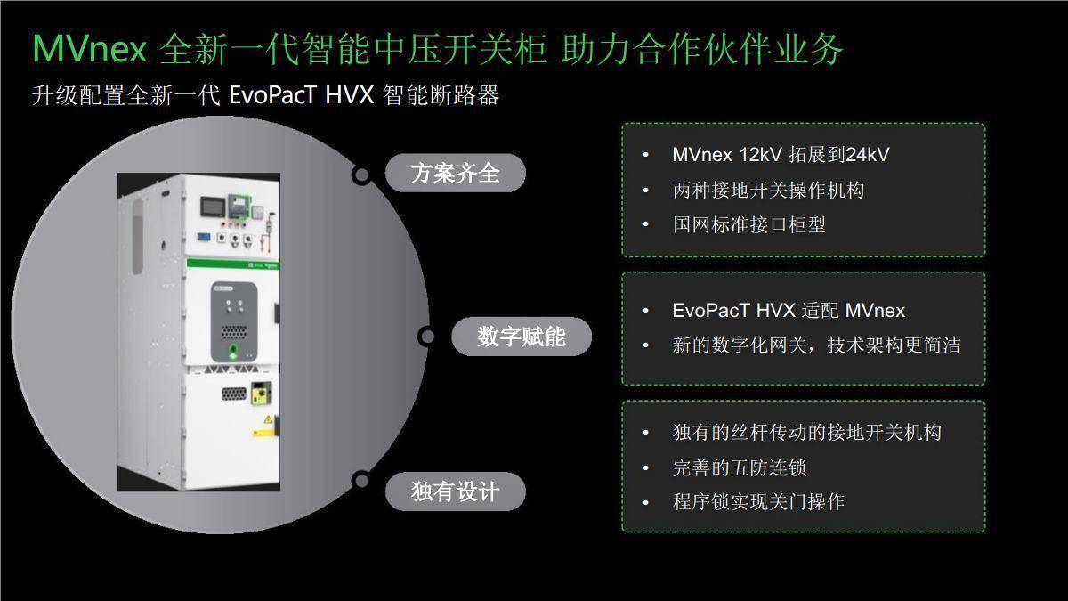 施耐德Mvnex中置柜EvoPacT HVX 新一代真空断路器
