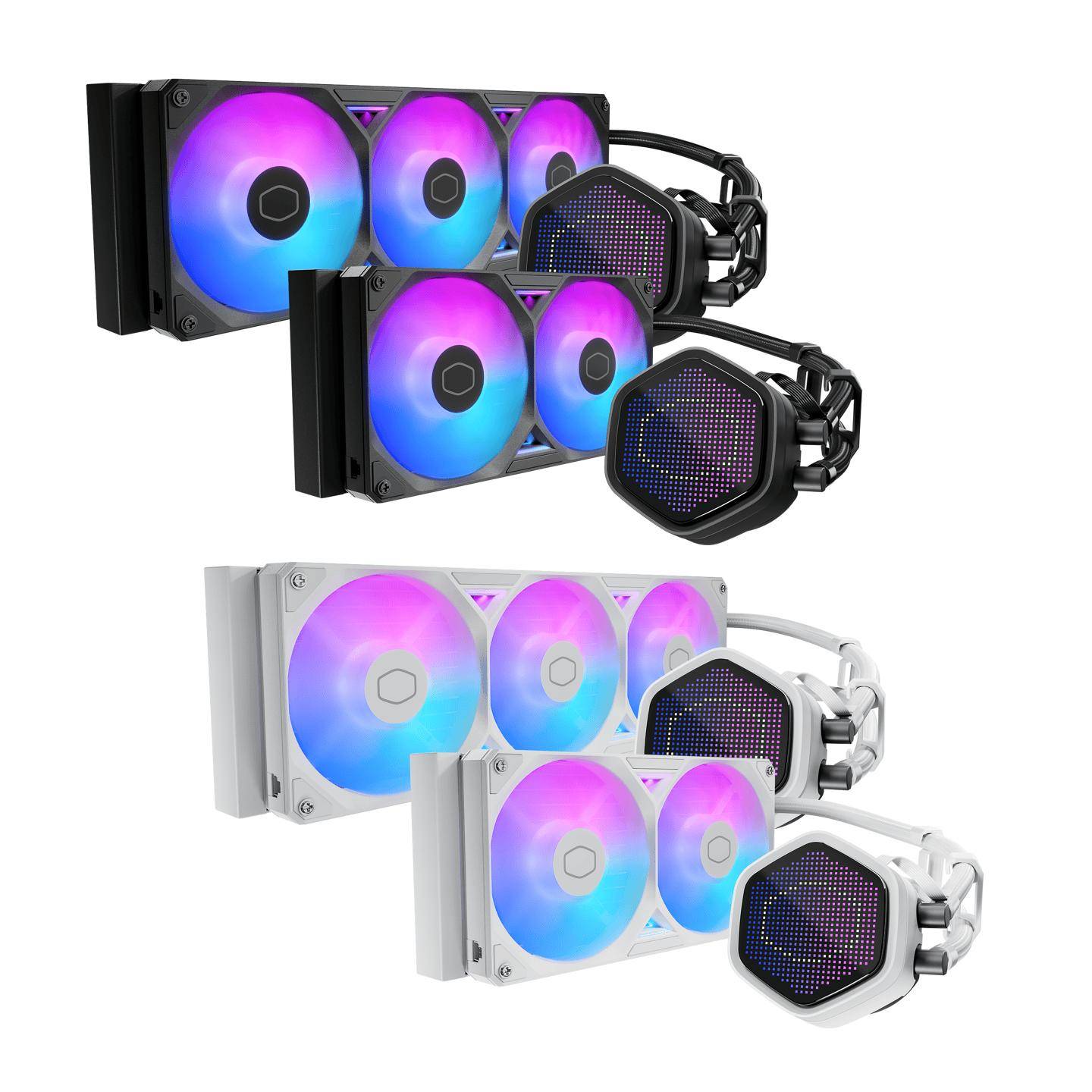 酷冷至尊推出像素屏 / VRM 风扇版 MasterLiquid Atoms II 水冷