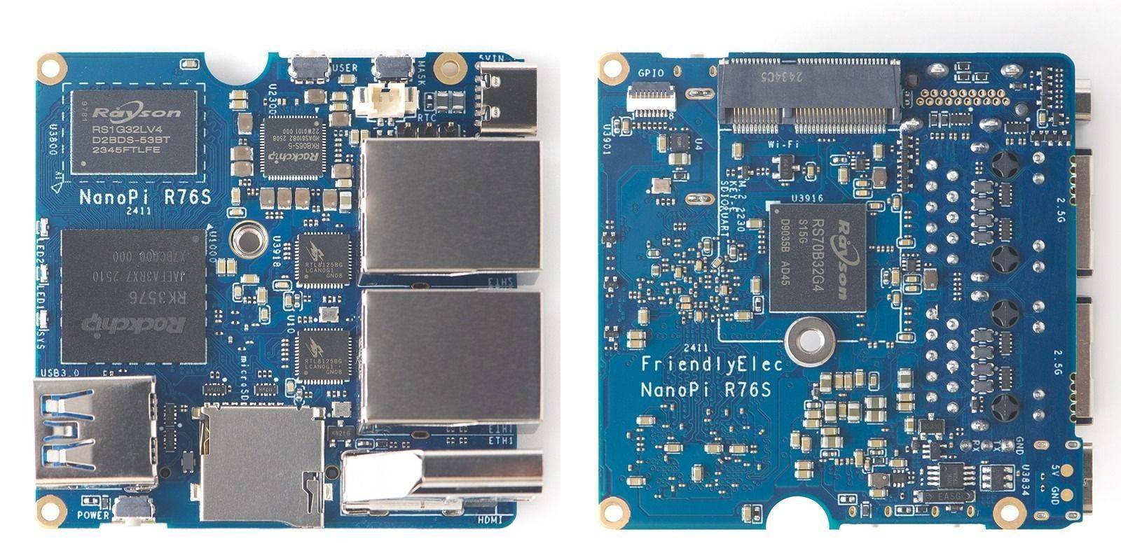 友善推出 NanoPi R76S 开发板:基于 RK3576,配备双 2.5GbE 网口