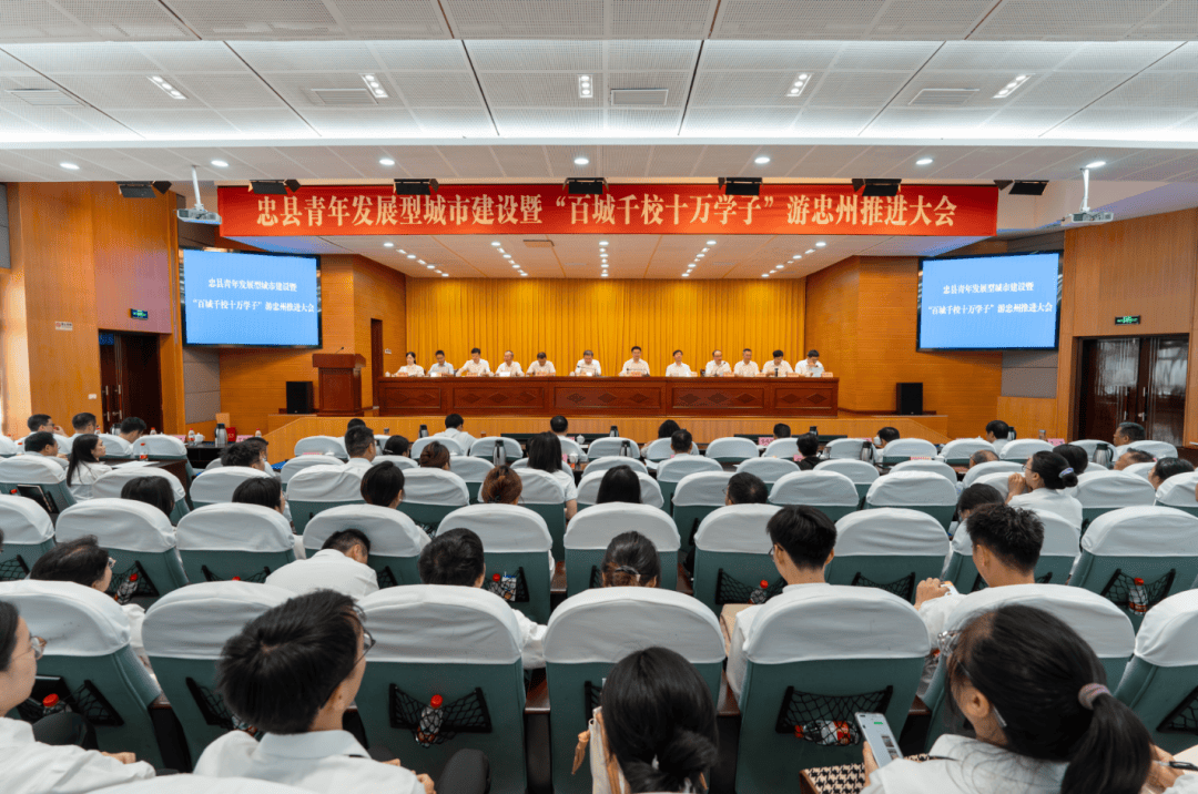 龙东阁出席忠县青年发展型城市建设推进大会并调研共青团和青少年工作